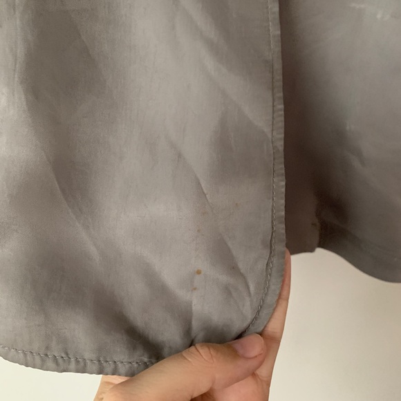 Club Monaco grey silky blazer size 4 - Picture 3 of 8